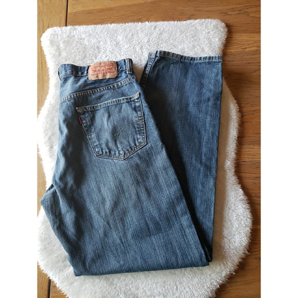Levis 550 Jeans Mens Size 36x34 Relaxed Fit 100% Cotton NICE CONDITION - Picture 9 of 9